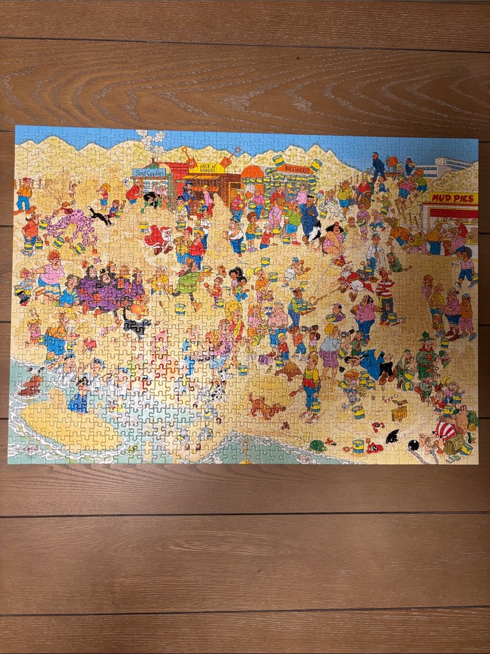 Jan van Haasteren Sand Sculptures Puzzle - super fun summer puzzle!